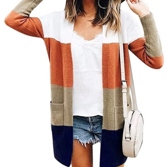 Colorblock Cardigan - Picture 2 of 8